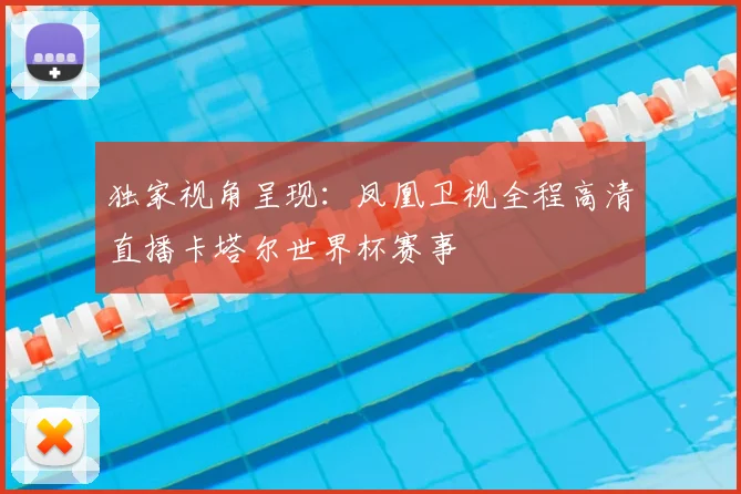 独家视角呈现：凤凰卫视全程高清直播卡塔尔世界杯赛事